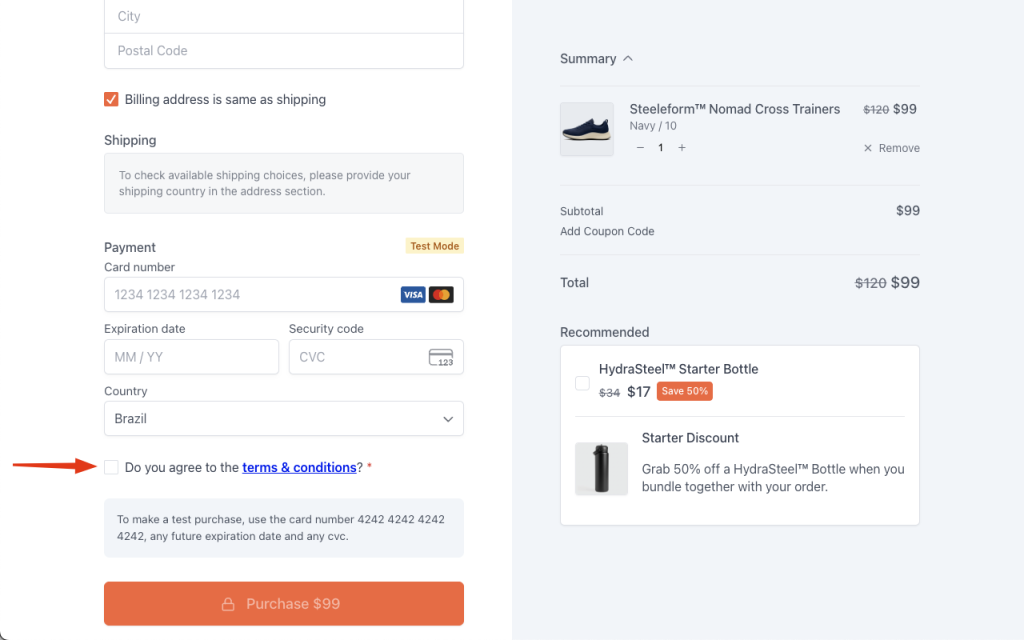 Adding Terms & Conditions to Your Checkout Form in SureCart Image 209 1024x640